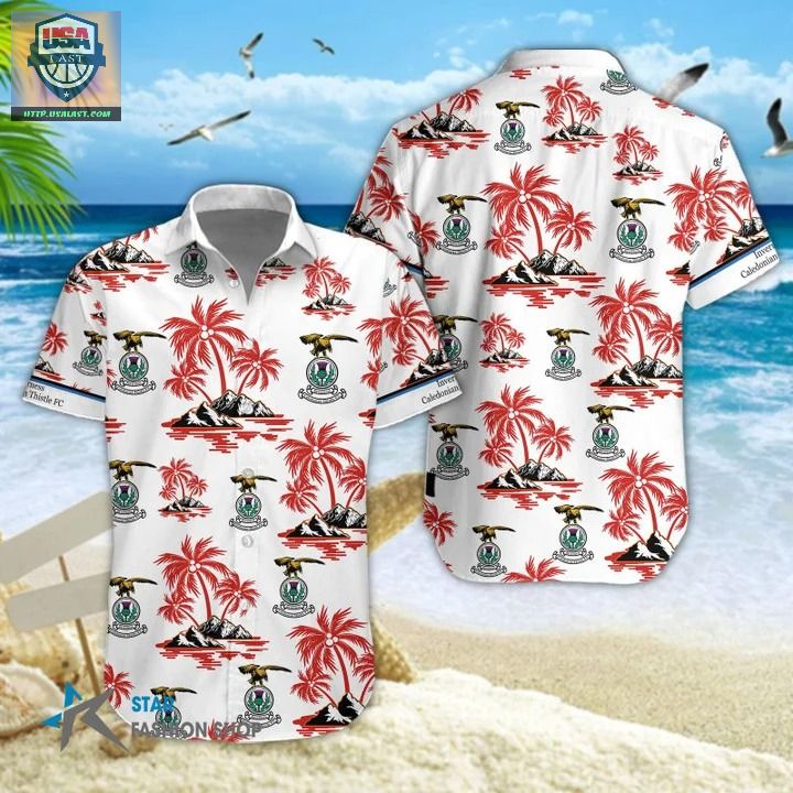 Scottish Championship Hamilton Academical F.C Hawaiian Shirt