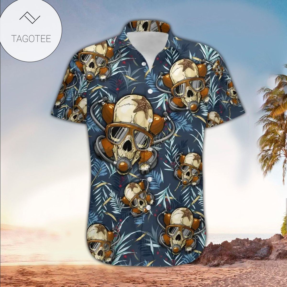 Scuba Hawaiian Shirt Scuba Button Up Shirt