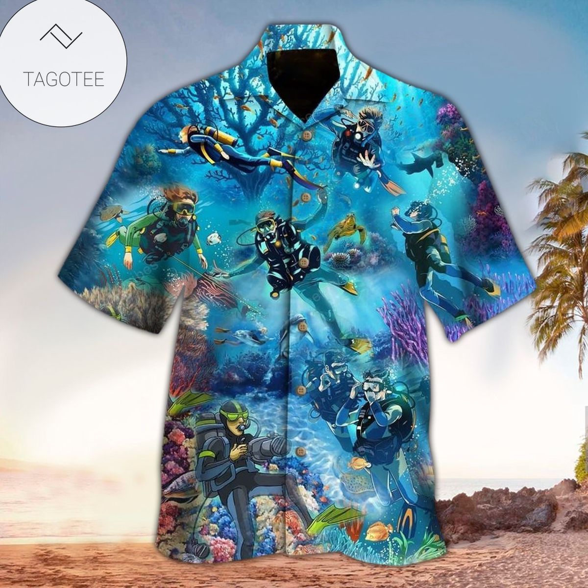 Scuba Hawaiian Shirt Scuba Lover Gifts