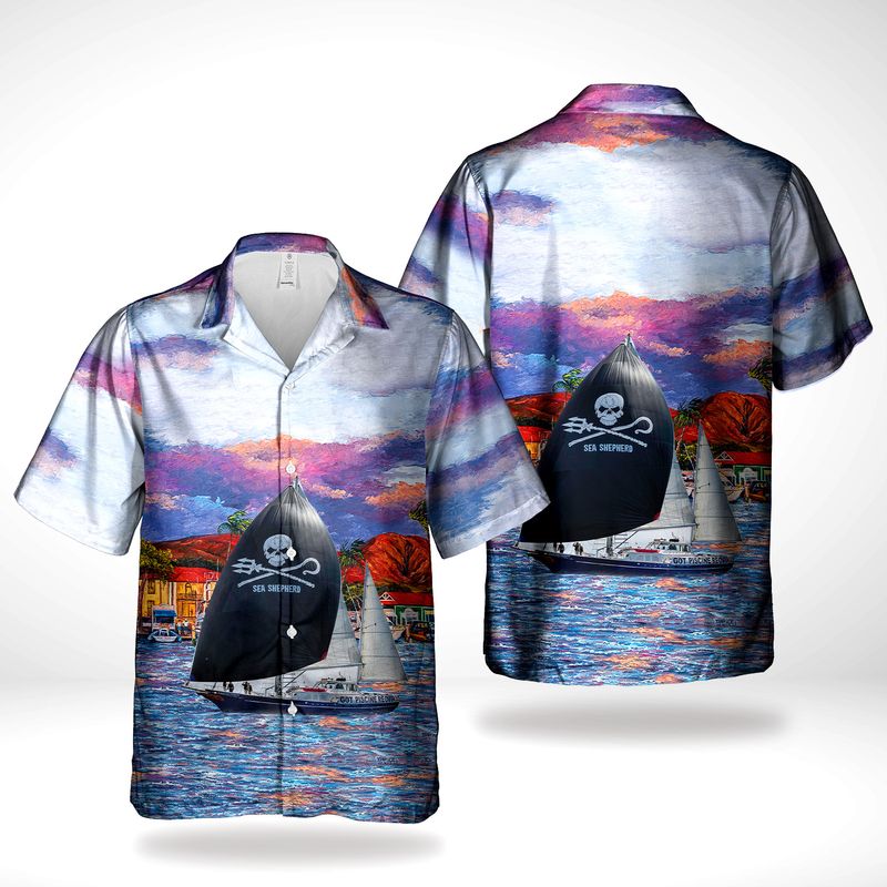 Sea Shepherd MV Steve Irwin Hawaiian Shirt