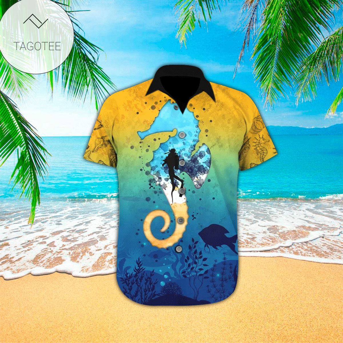 Seahorse Hawaiian Shirt Perfect Seahorse Terrier Clothing