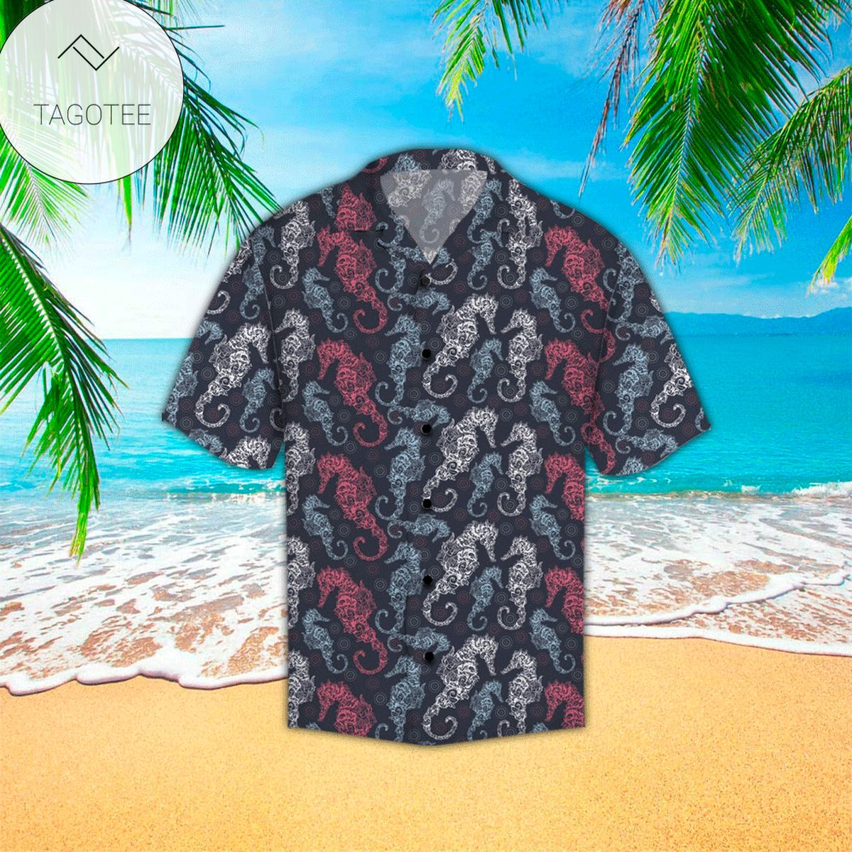 Seahorse Shirt Seahorse Hawaiian Shirt For Seahorse Lovers