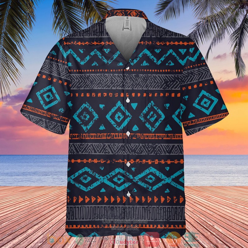 Seamless colorful Hawaiian shirt