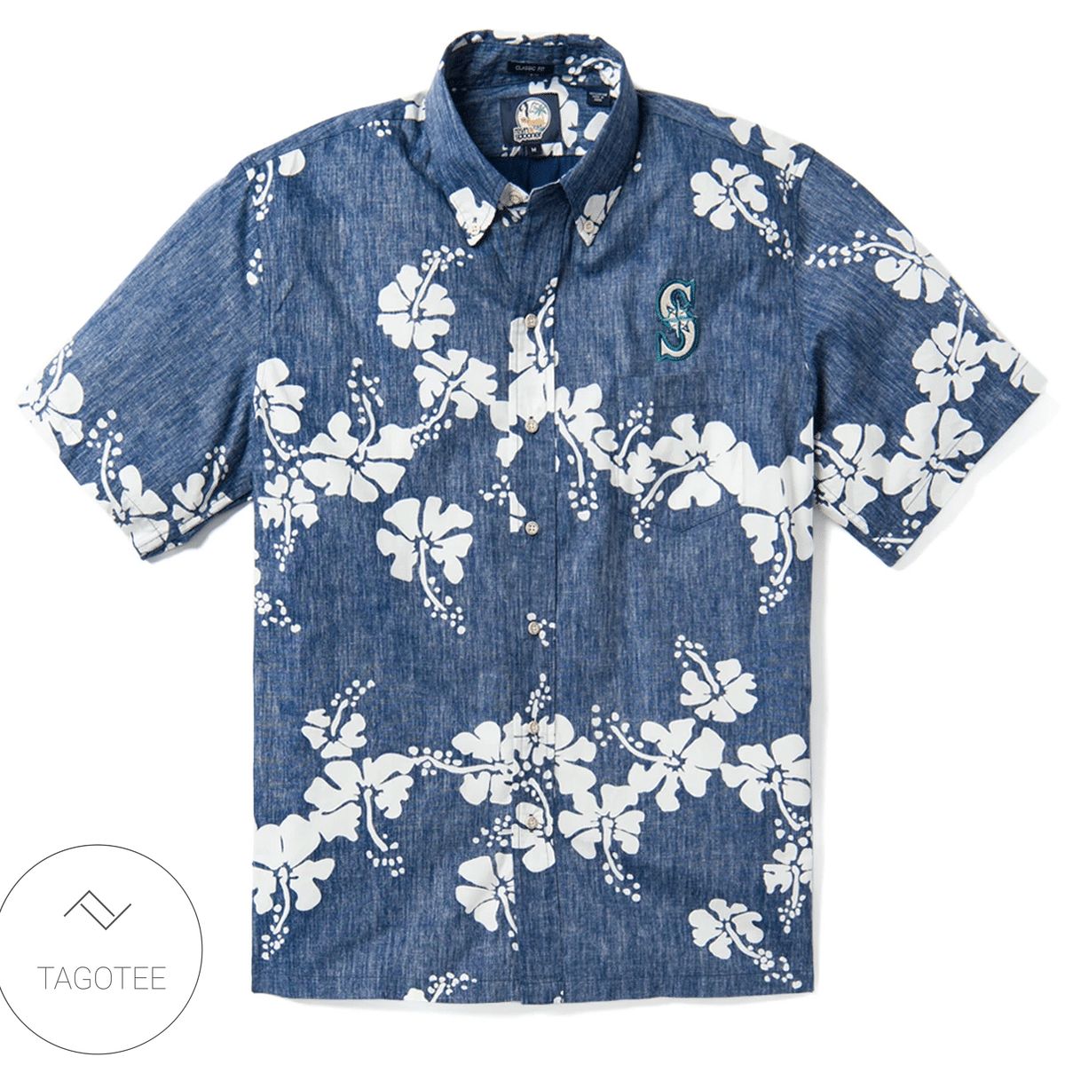 Seattle Mariners 50th State Hawaiian Shirt