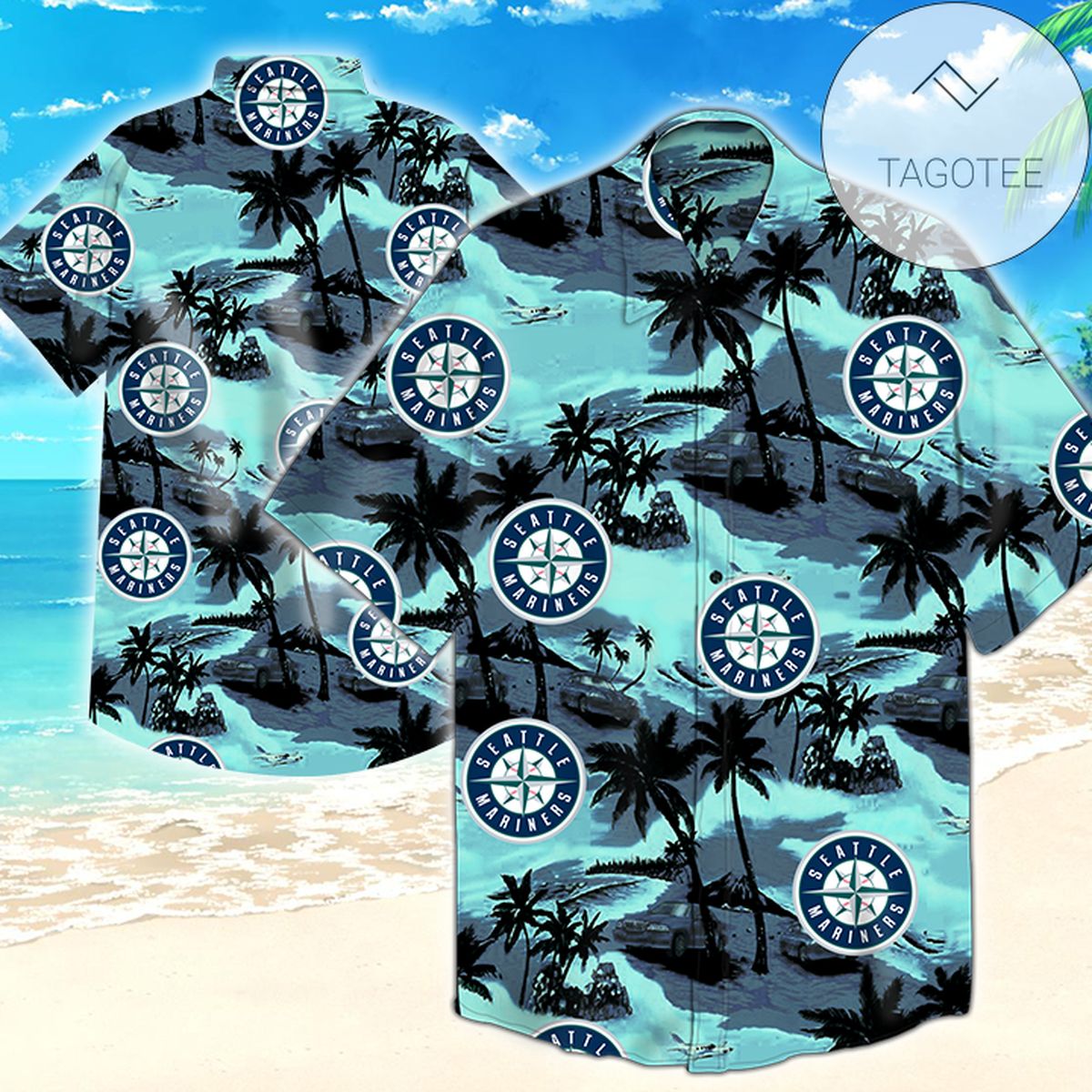 Seattle Mariners Vintage Mlb Hawaiian Shirt