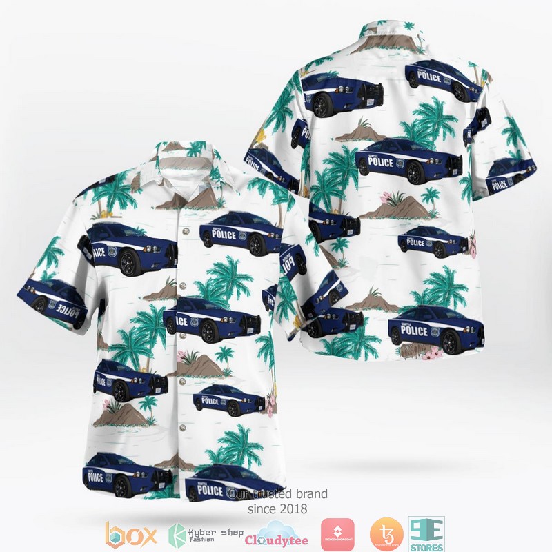 Seattle Seahawks FOCO Thematic College Navy Hawaiian Shirt