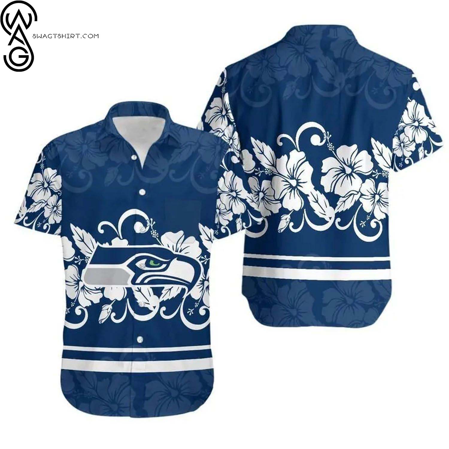 Seattle Seahawks For Fans Summer Aloha Hawaiian Shirt