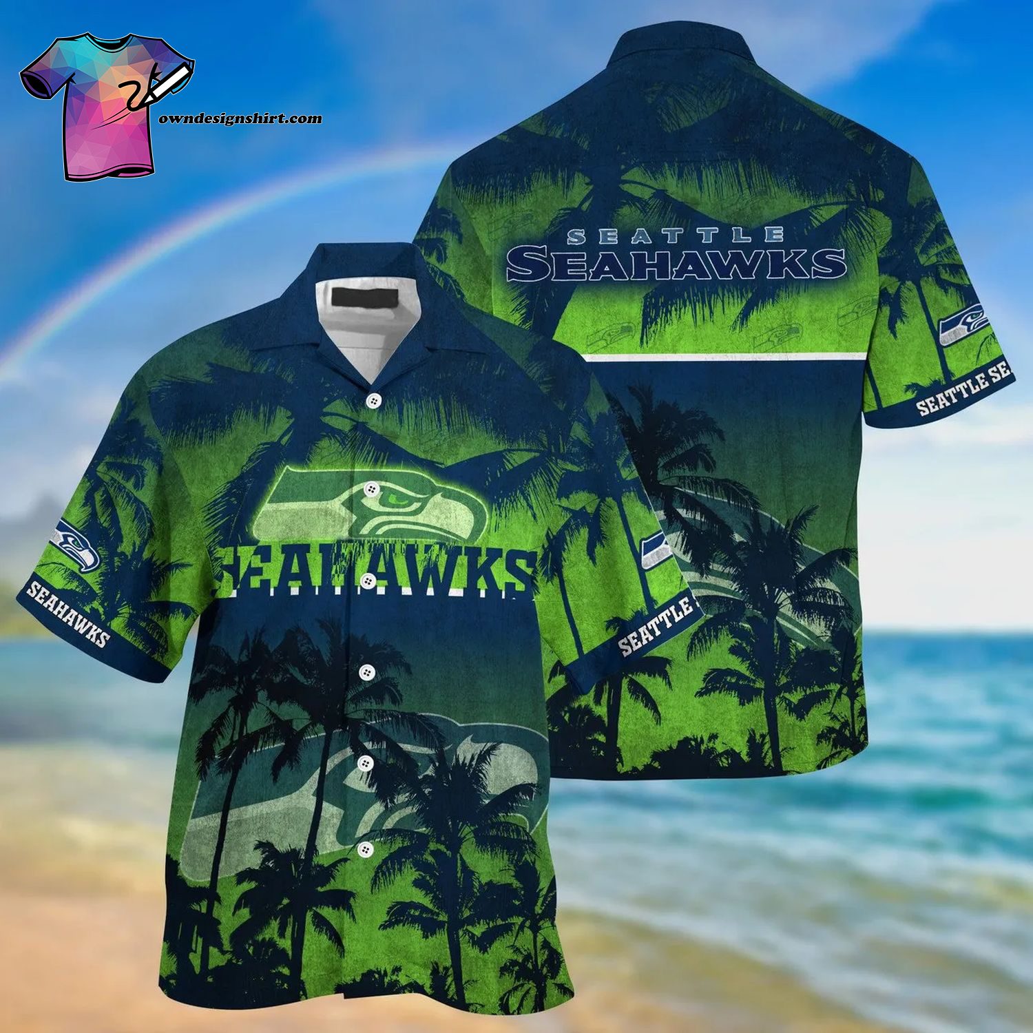 Seattle Seahawks Sports Fans Summer Aloha Hawaiian Shirt