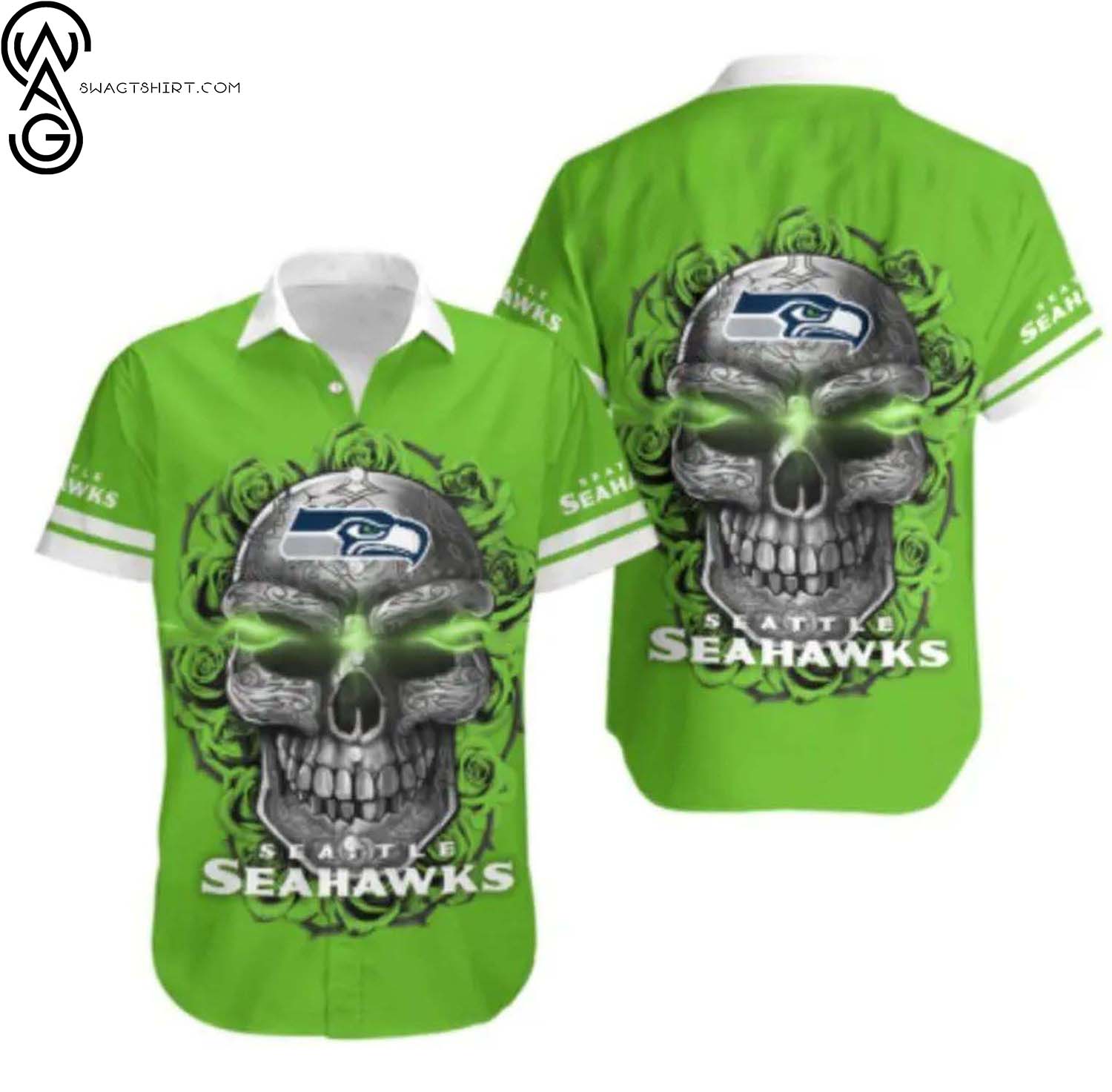 Seattle Seahawks Tropical Vibes Summer Aloha Hawaiian Shirt