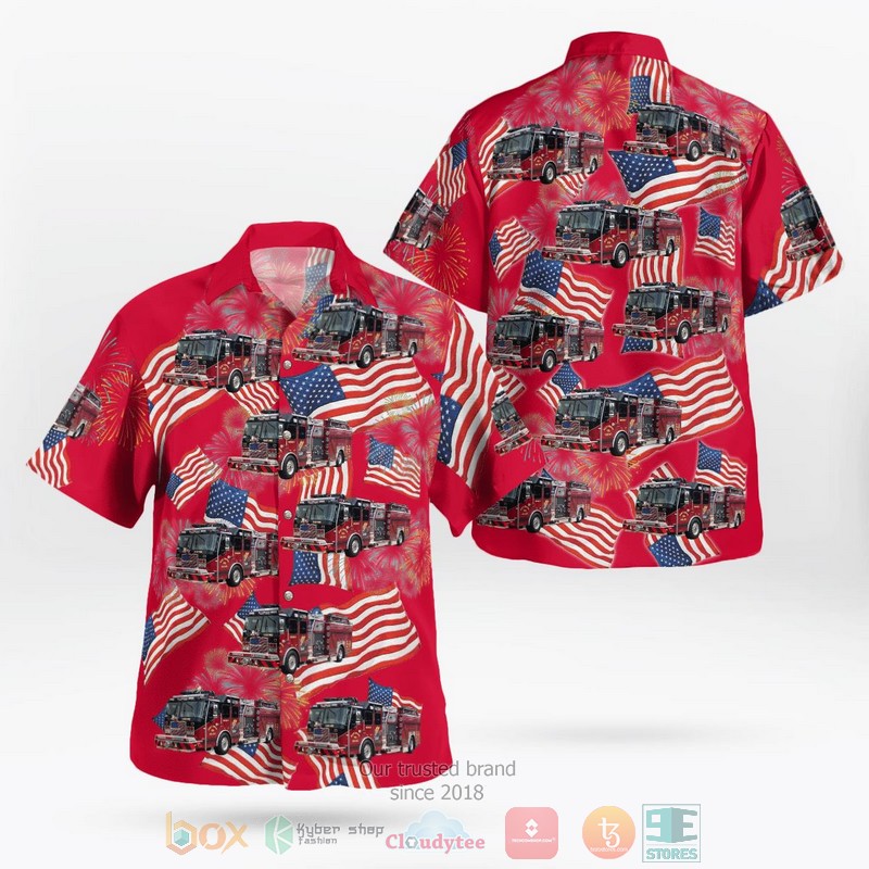 Sedalia Pettis County Missouri Sedalia Firefighters Local 103 Hawaiian Shirt