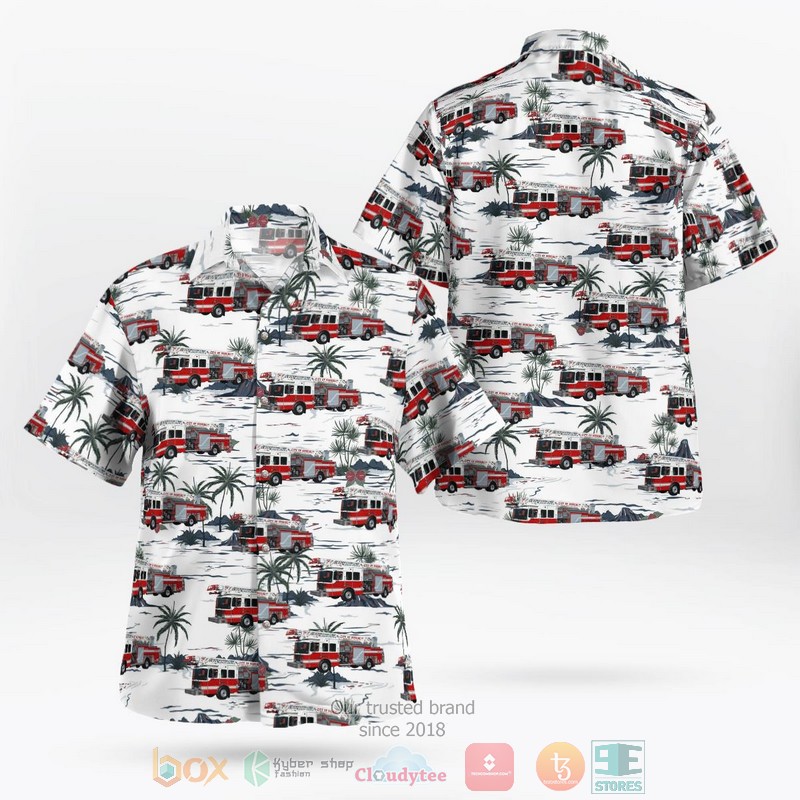 Sedgwick County Emergency Medical Services Wichita Kansas Ambulance Hawaiian Shirt