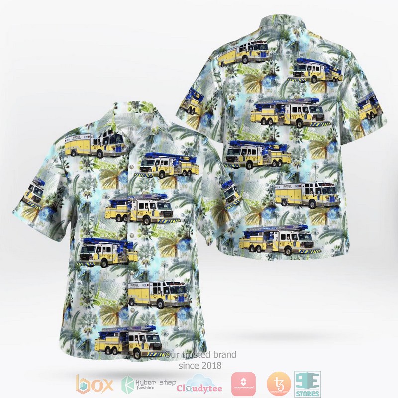 Sedalia Pettis County Missouri Sedalia Firefighters Local 103 Hawaiian Shirt