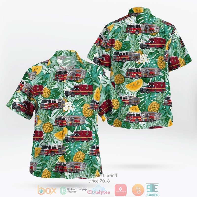 Seminole County Fire Rescue Florida Hawaiian Shirt