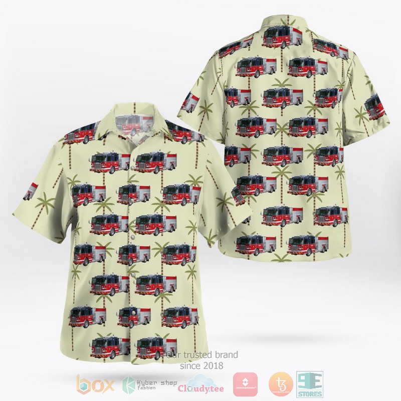 Service de protection contre les incendies de Quebec Quebec Canada Fleet Aloha Shirt