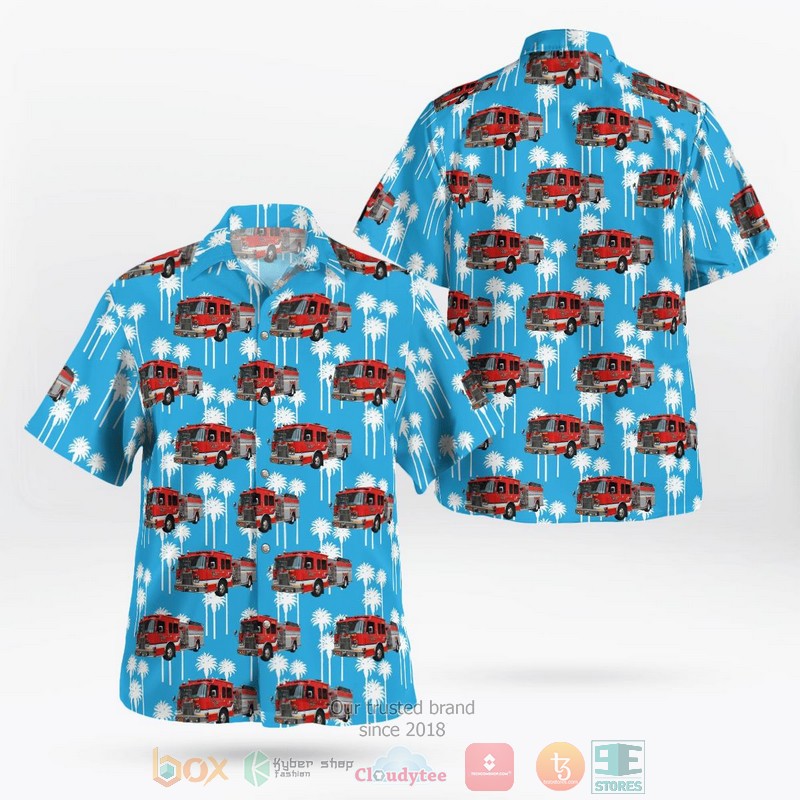 Service de securite incendie de Montreal Montreal Fire Department Hawaiian Shirt