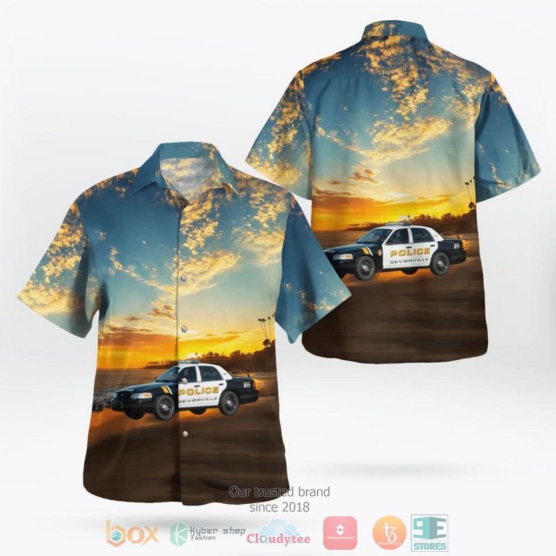 Shaft Fire Department Maryland Hawaiian Shirt