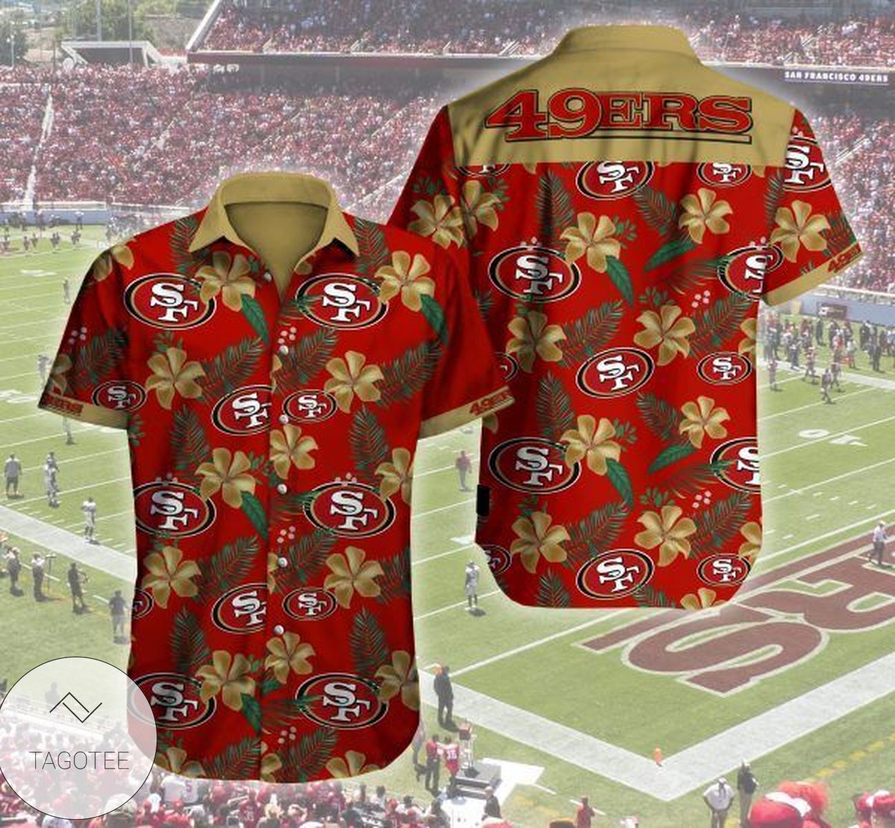 Sf 49ers Hawaiian Shirt Summer Button Up Shirt For Men Hawaiian Summer Trends Shirt 2020