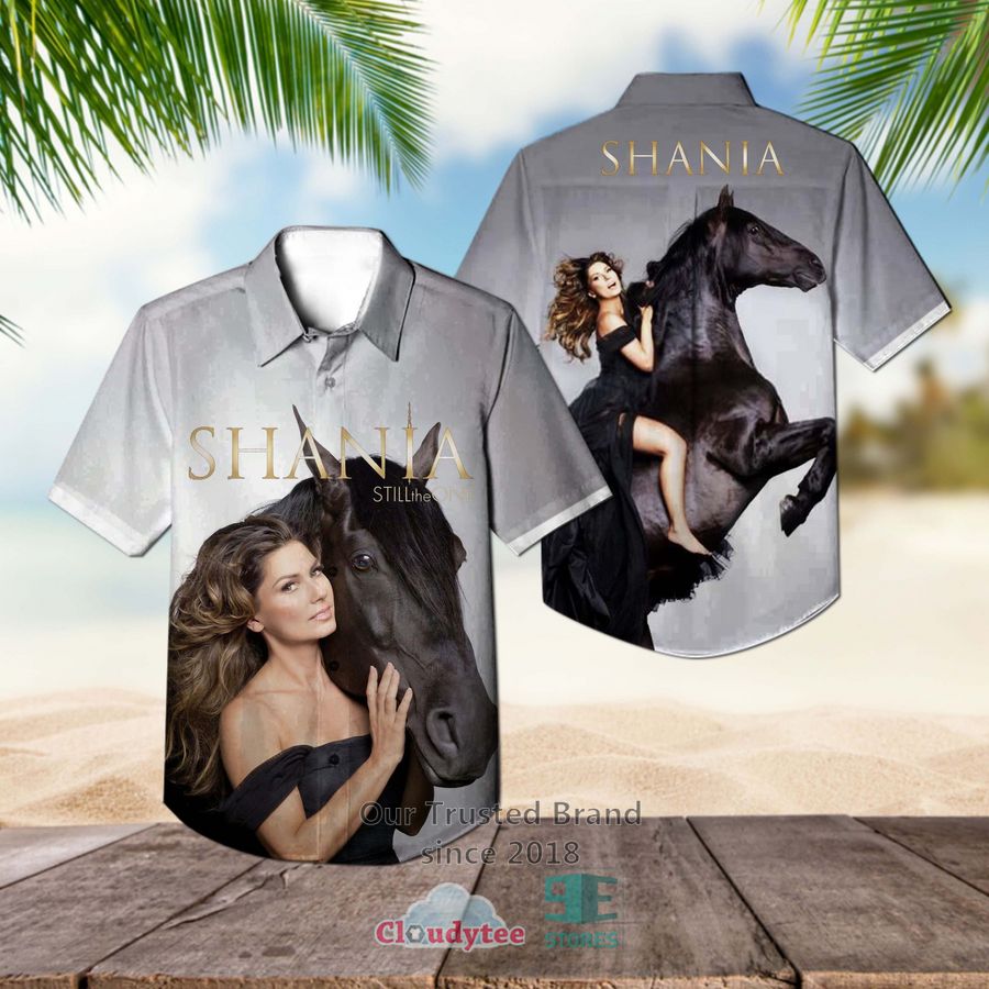 Shania Twain Lionel Richie Endless Love Album Hawaiian Shirt