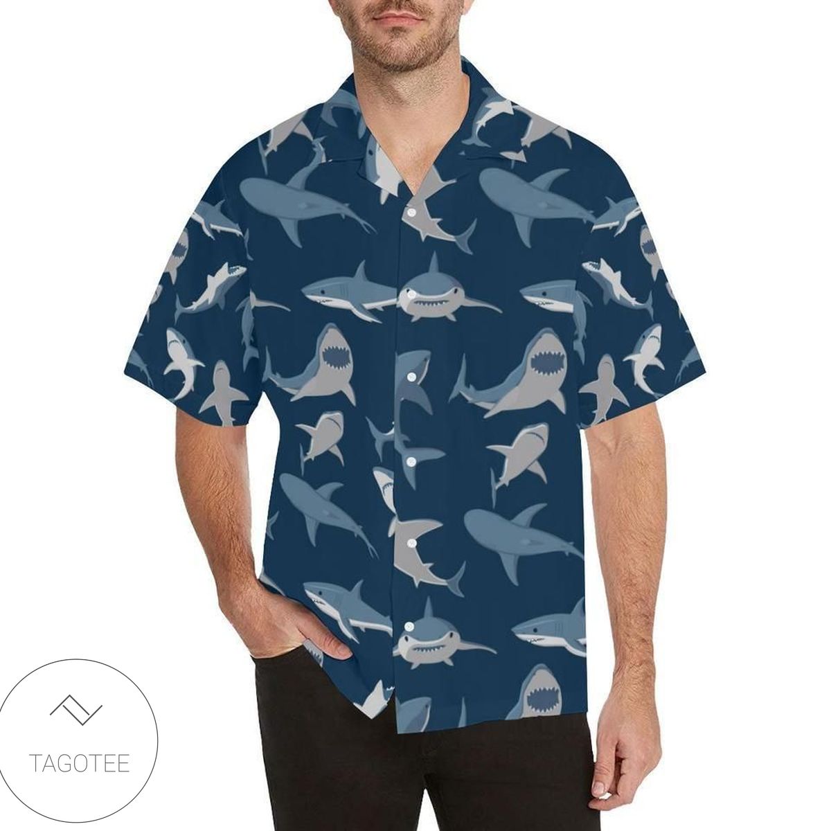 Shark Aloha Hawaii Shirt Perfect Hawaiian Shirt For Shark Lover