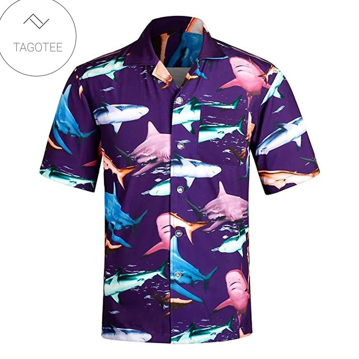 Shark Hawaiian Shirt Perfect Gift Ideas For Shark Lover