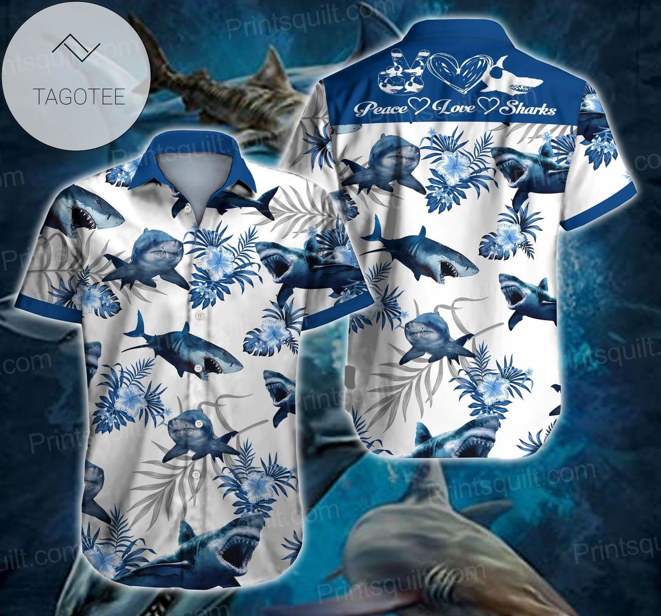 Shark Lovers 3d Authentic Hawaiian Shirt 2022