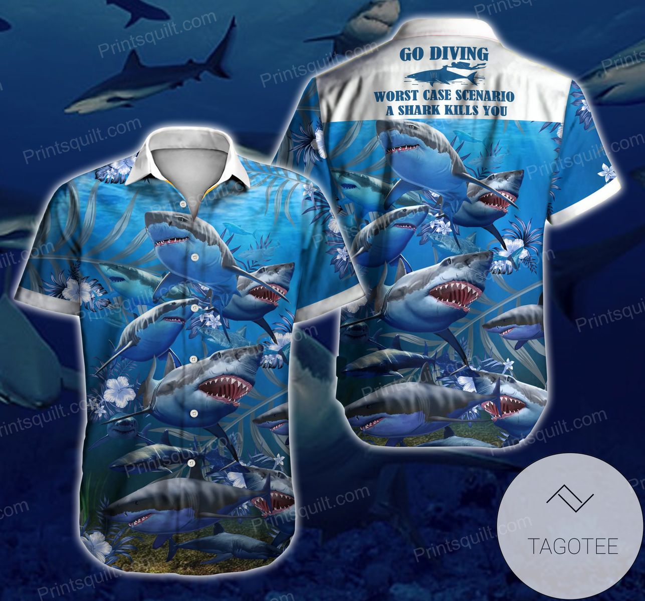 Shark Lovers 3d Authentic Hawaiian Shirt 2022 V3