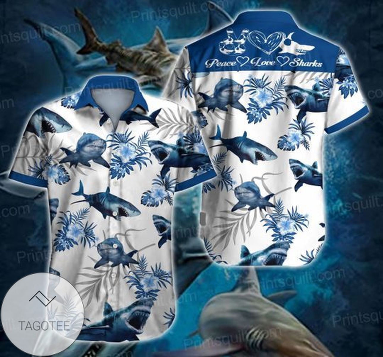 Shark Lovers Authentic Hawaiian Shirt 2022 3d