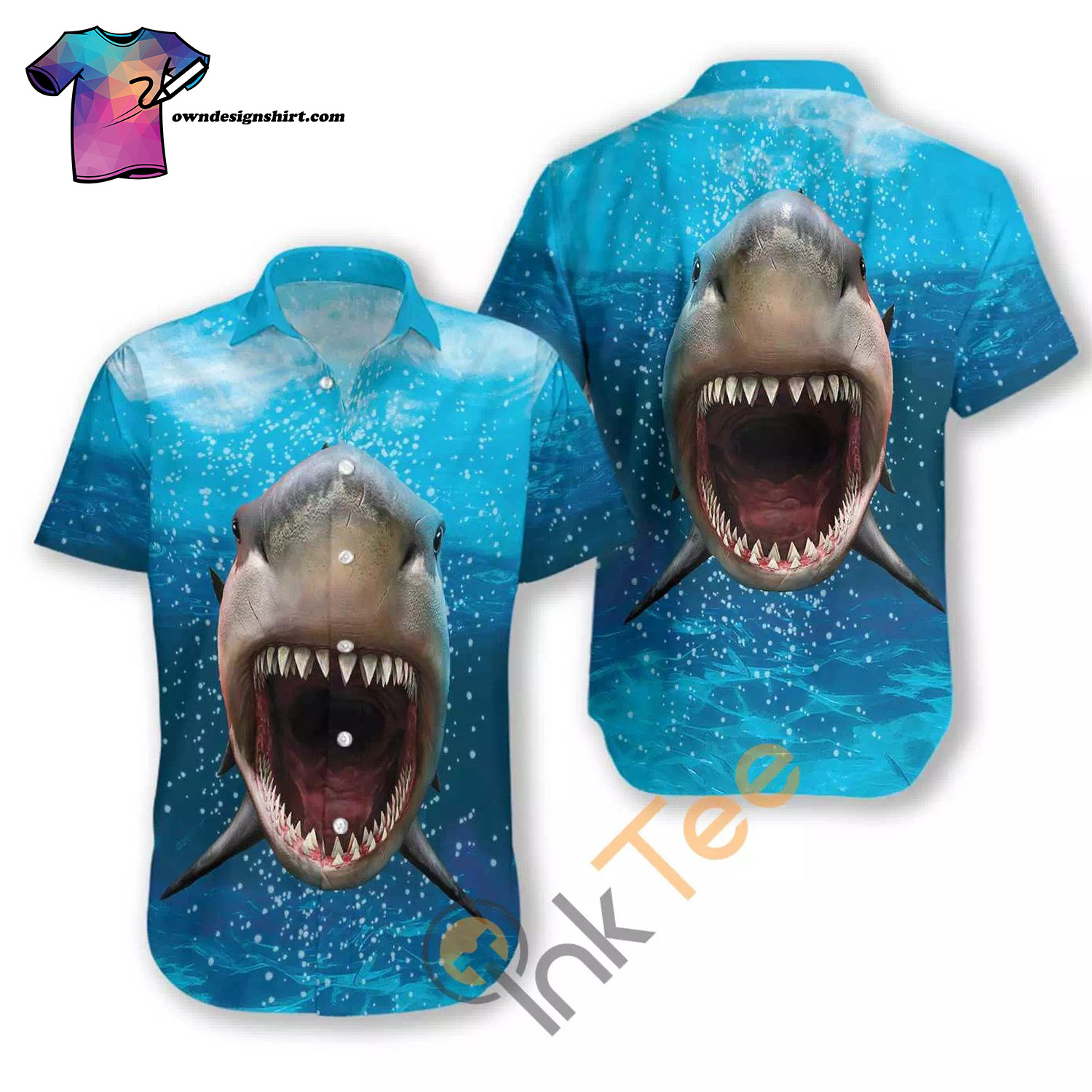 Show Your Teeth Shark Summer Outfits Hawaiian Shirt