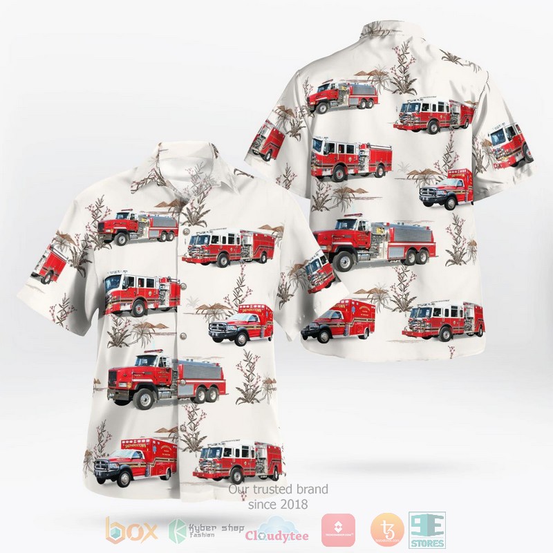 Sheridan Fire-Rescue Department Sheridan Wyoming Aloha Shirt