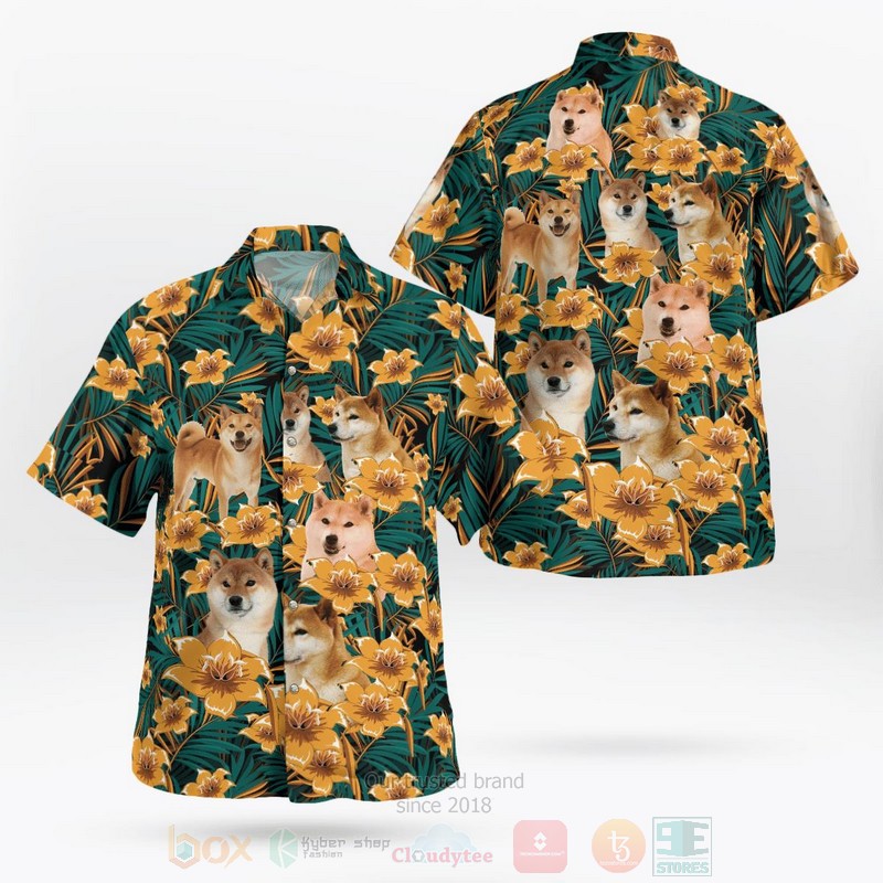 Shepherd Dogs Short Sleeve Hawaiian Shirt