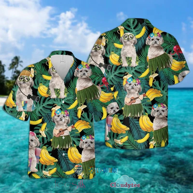 Shiba Inu Tropical Hawaiian Shirt