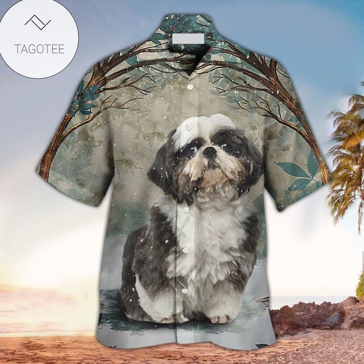 Shih Tzu Hawaiian Shirt Perfect Shih Tzu Clothing