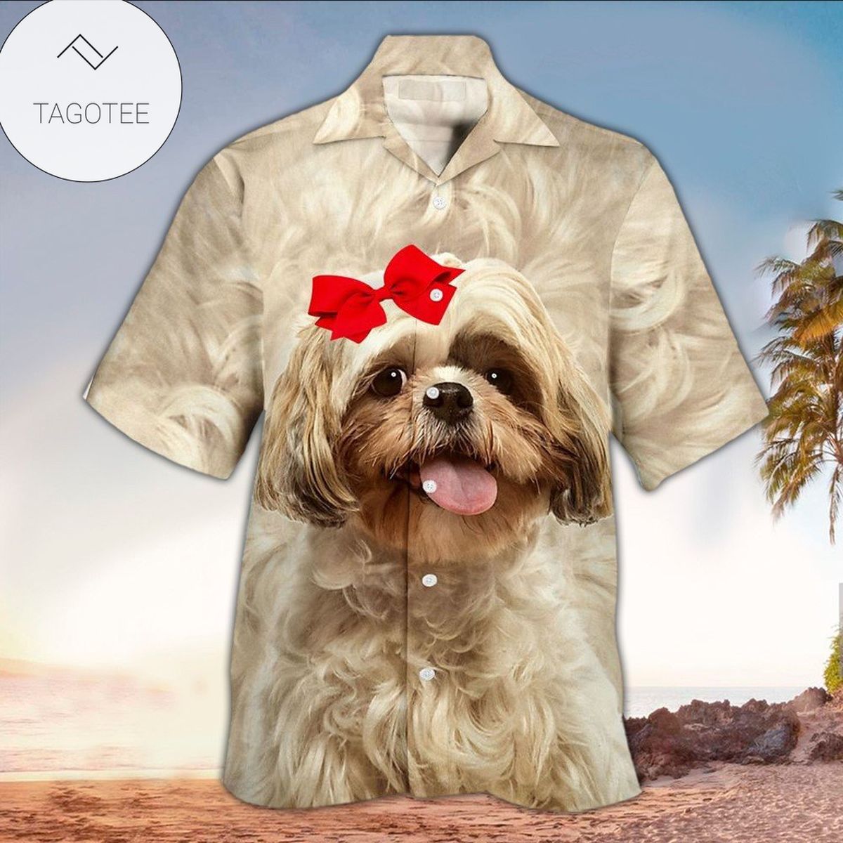 Shih Tzu Hawaiian Shirt Shih Tzu Lover Gifts