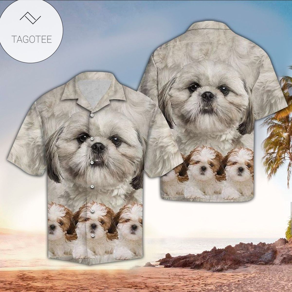 Shih Tzu Hawaiian Shirt Shih Tzu Shirt For Shih Tzu Lover