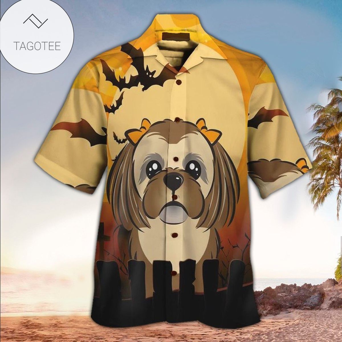 Shih Tzu Shirt Shih Tzu Hawaiian Shirt For Shih Tzu Lovers