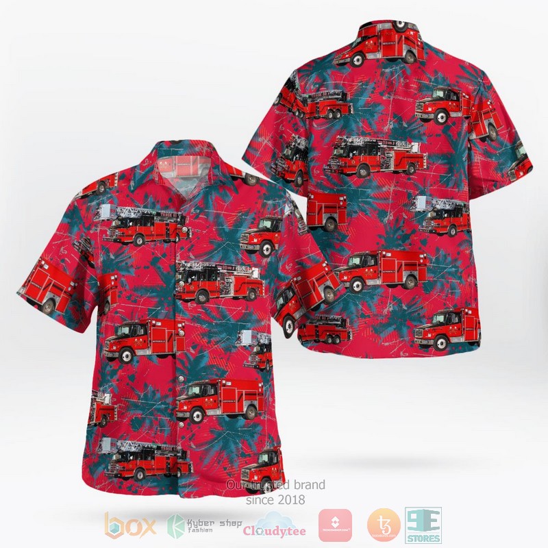 Shelby County Fire Department Kentucky Hawaiian Shirt