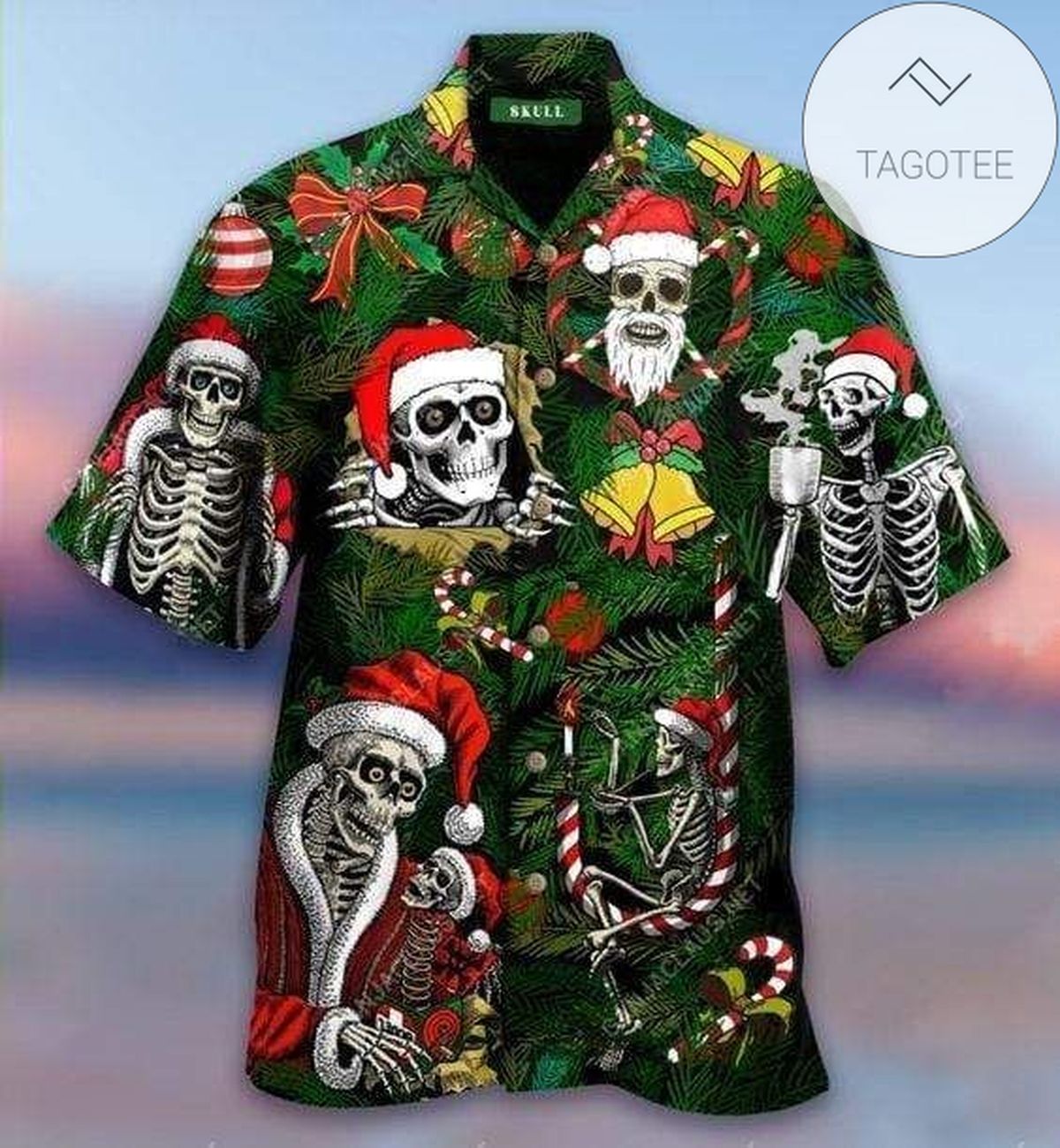 Shop 2022 Authentic Hawaiian Shirts Mechanic Skull