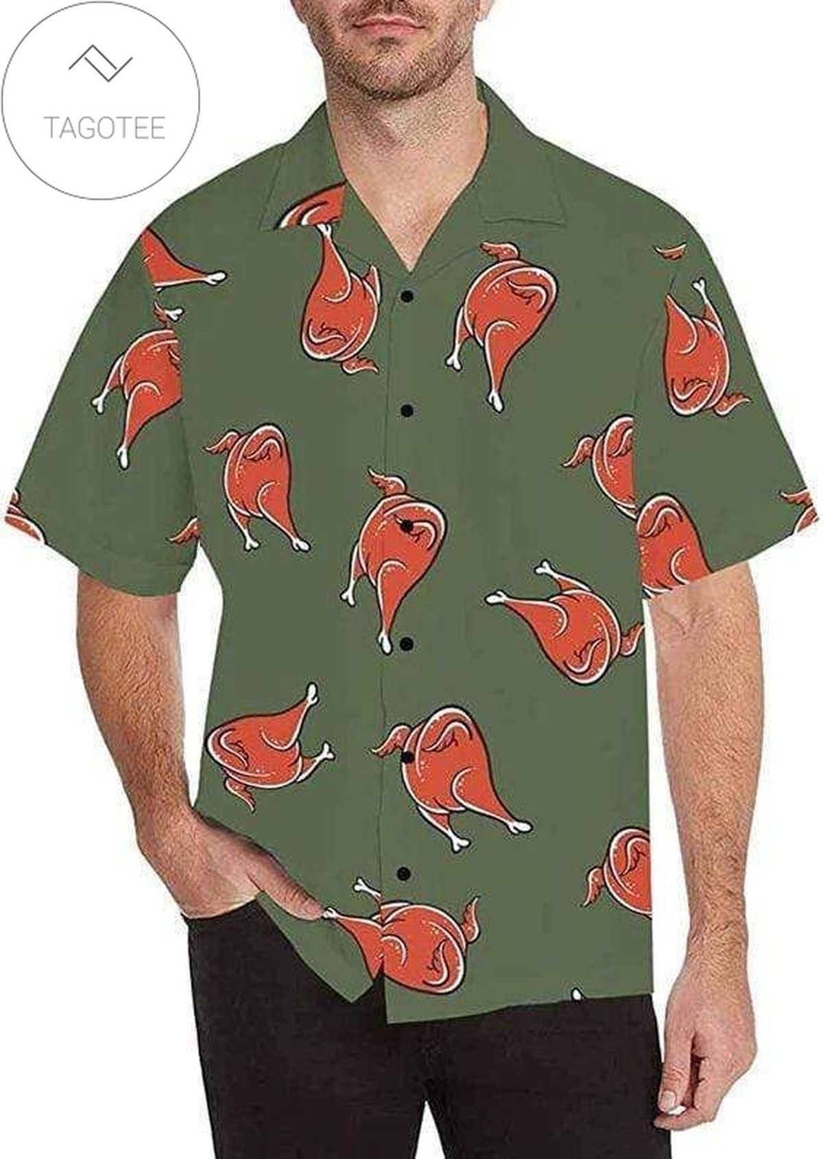 Shop 2022 Authentic Hawaiian Shirts Thanksgiving Turkey Pattern