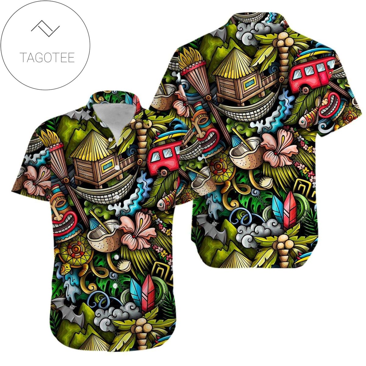 Shop From 1000 Unique Oh My Skull Unisex 2022 Authentic Hawaiian Shirt