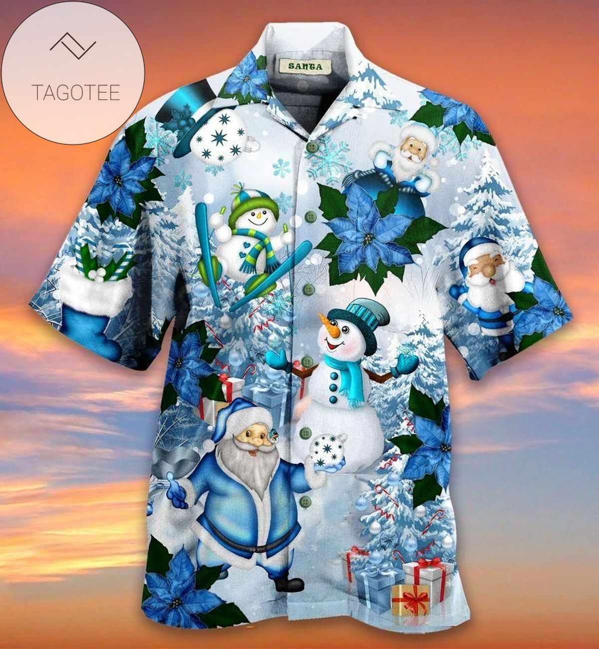 Shop From 1000 Unique Santa Claus Love Horse 2022 Authentic Hawaiian Shirts