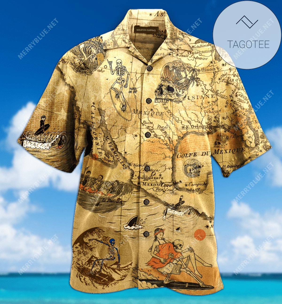 Shop From 1000 Unique Skull And Cactus 2022 Authentic Hawaiian Shirts L