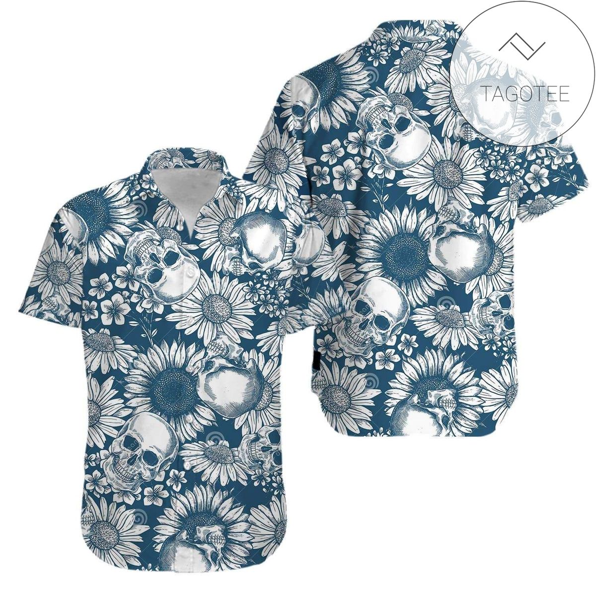 Shop From 1000 Unique Skull Tattoo Rose Aloha 2022 Authentic Hawaiian Shirts