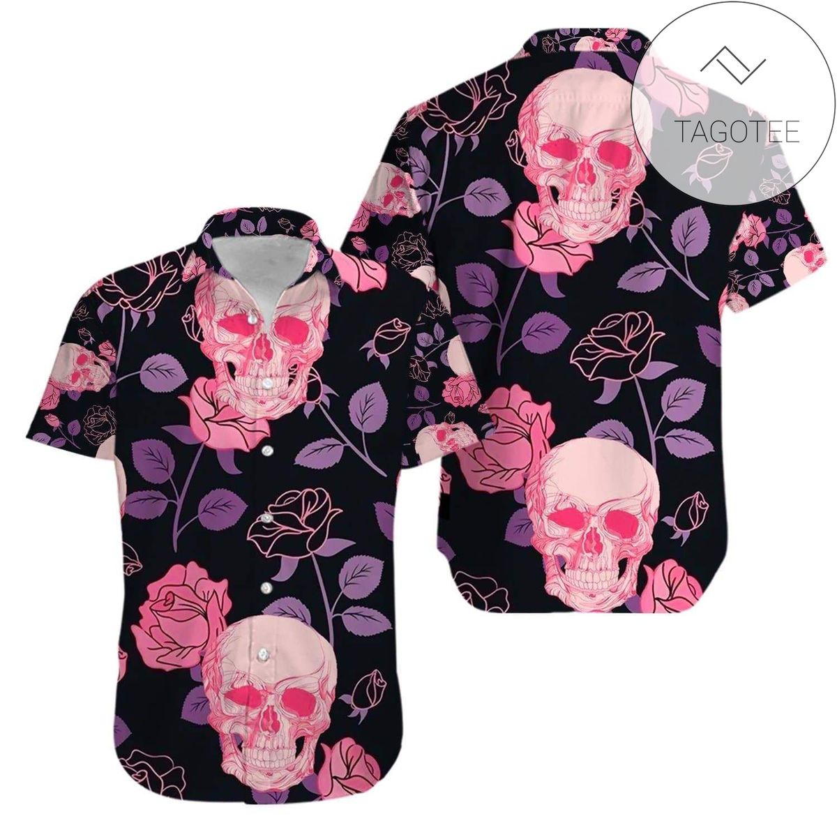 Shop From 1000 Unique Skull Sunflower Blue 2022 Authentic Hawaiian Shirts V