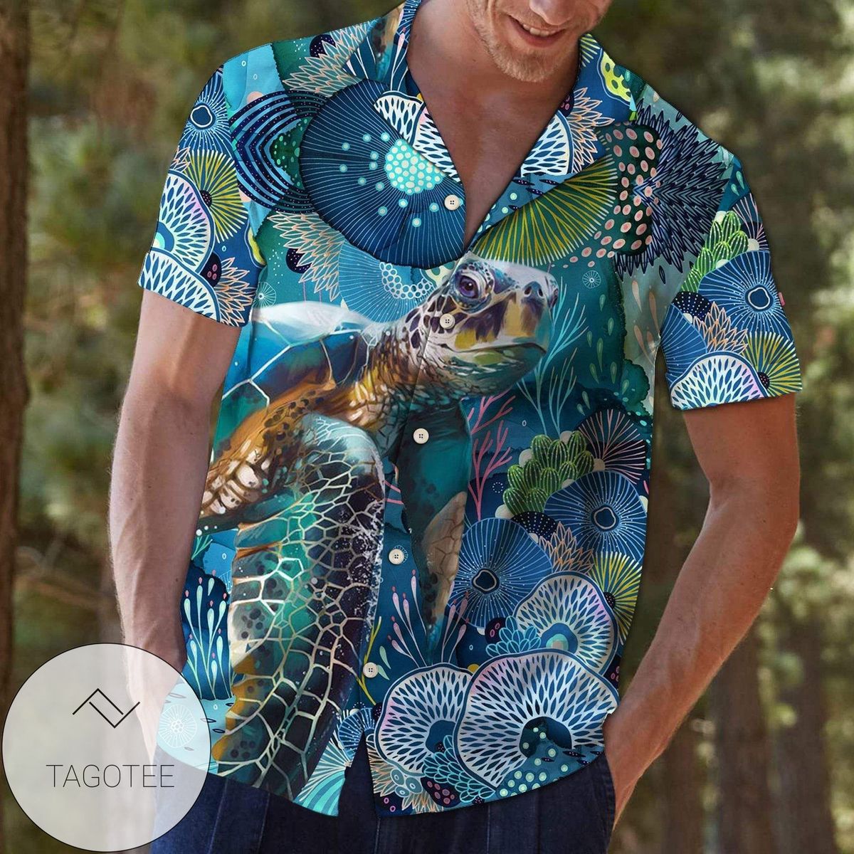 Shop From 1000 Unique Turtle Floral Authentic Hawaiian Shirt 2022