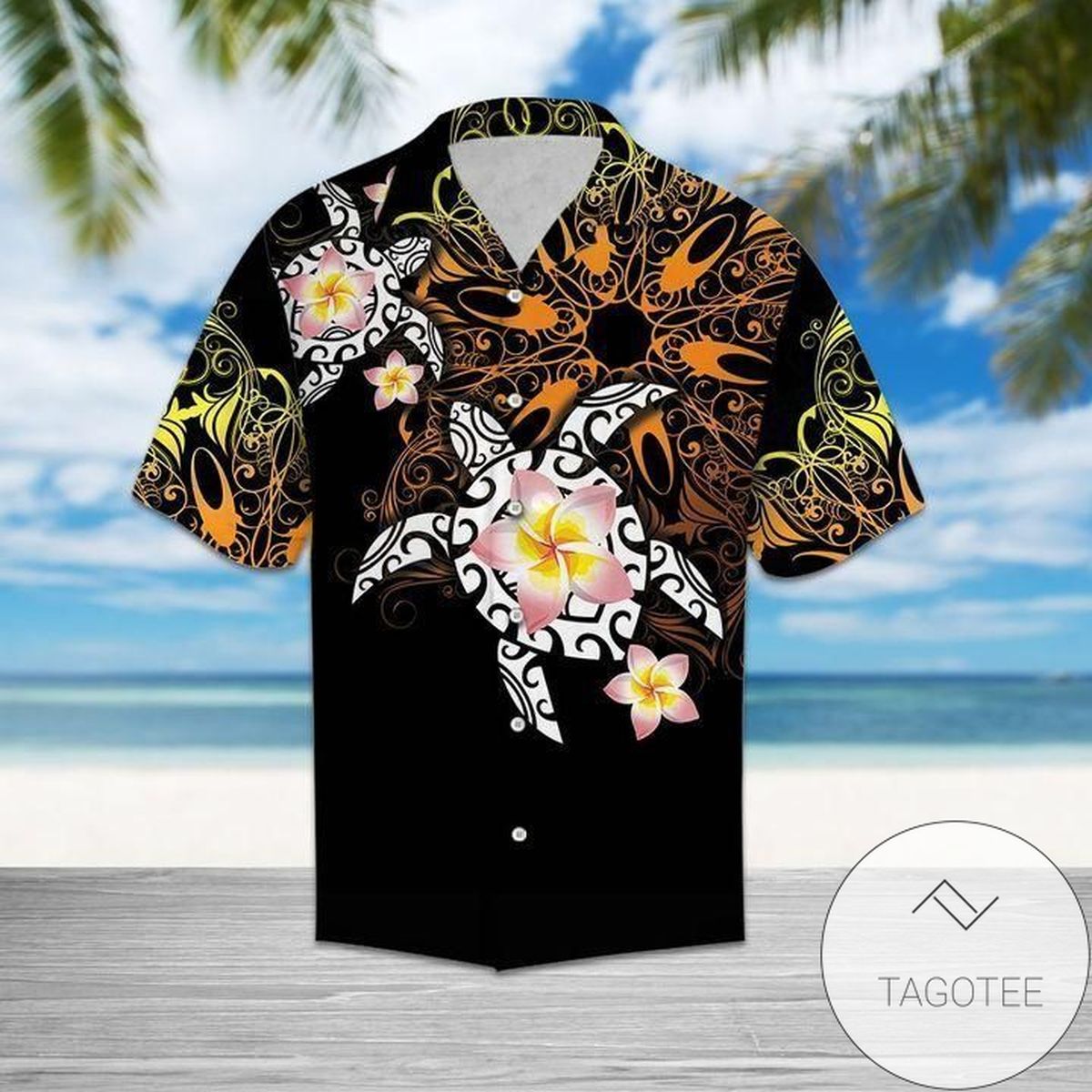 Shop From 1000 Unique Turtle And Coral Tropical Full Authentic Hawaiian Shirt 2022s