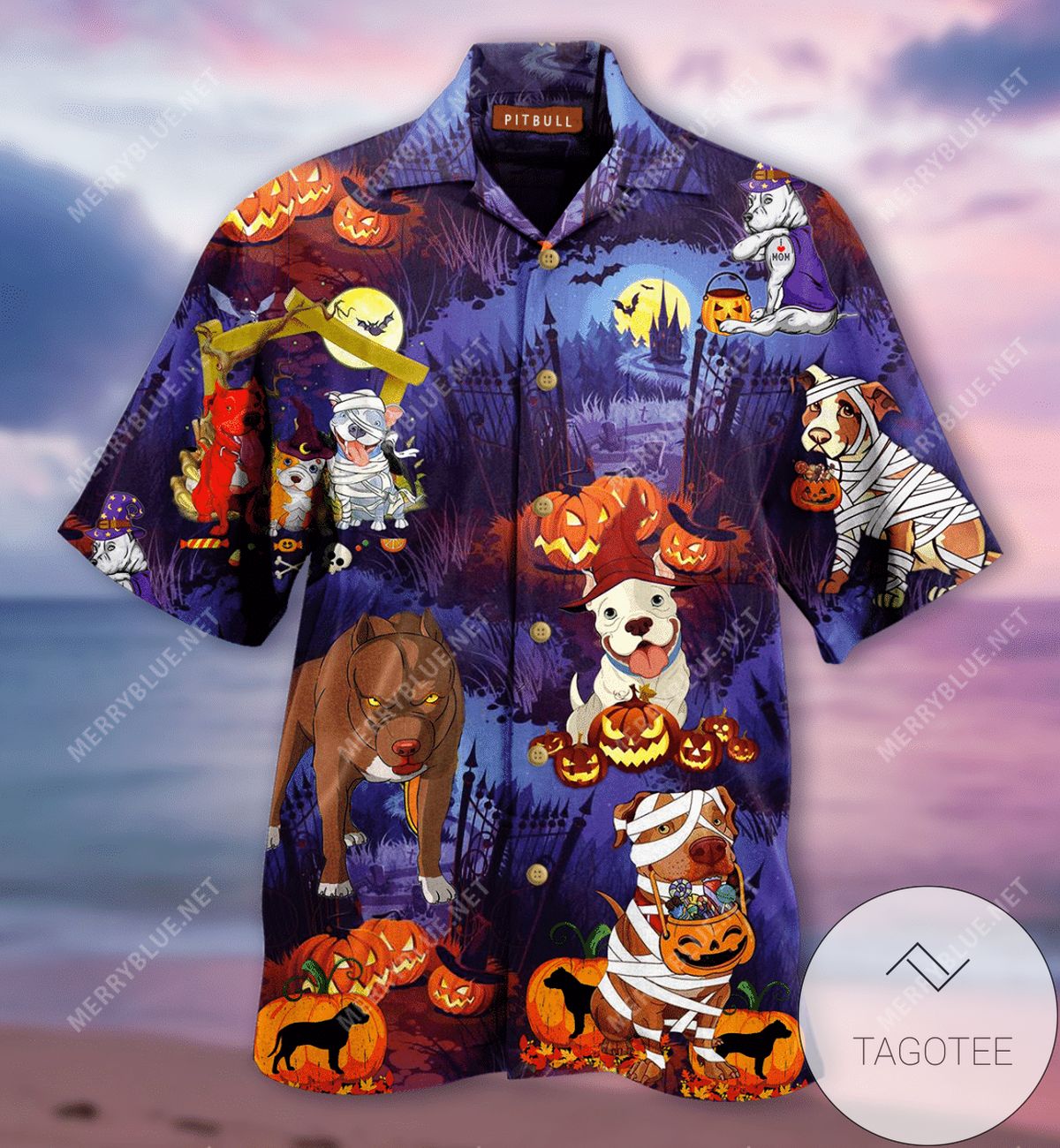 Shop Halloween Hippie Goats Hawaiian Aloha Shirts