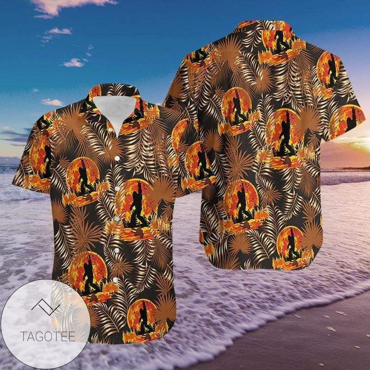 Shop Hawaiian Aloha Shirts Bigfoot Beer Surfing