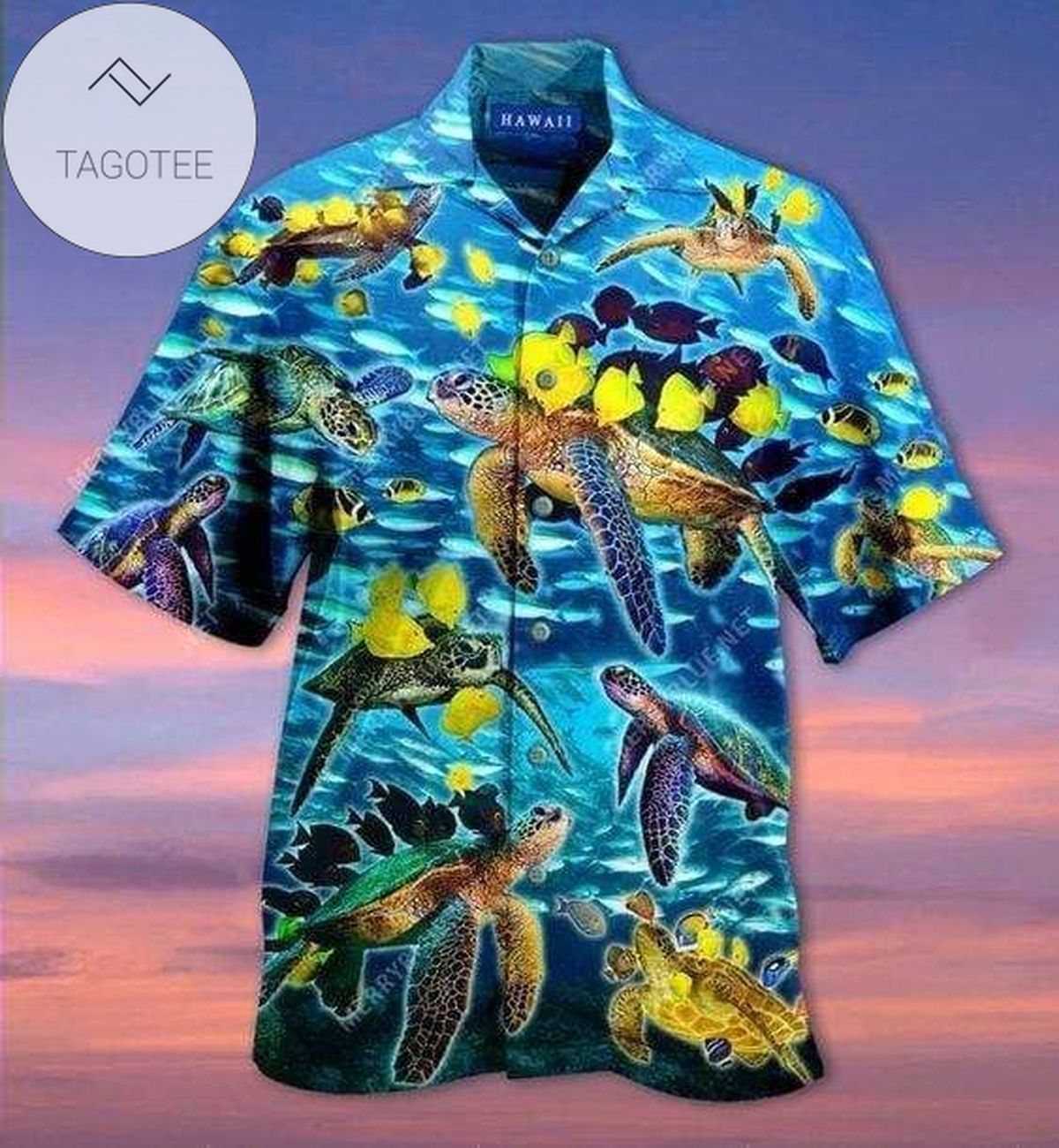 Shop Hawaiian Aloha Shirts Glowing Shark