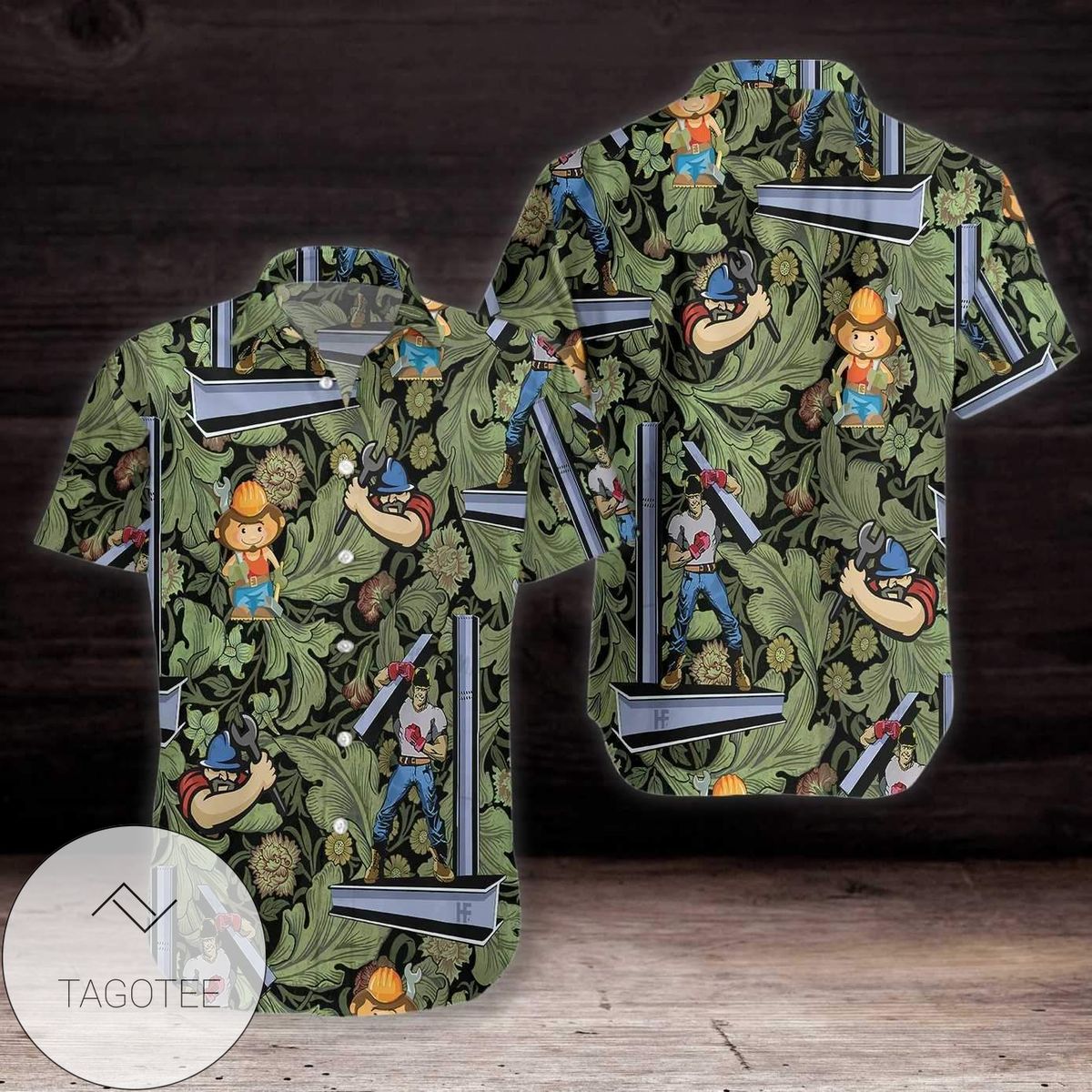 Shop Hawaiian Aloha Shirts T-rex Dinosaur Enjoy Christmas