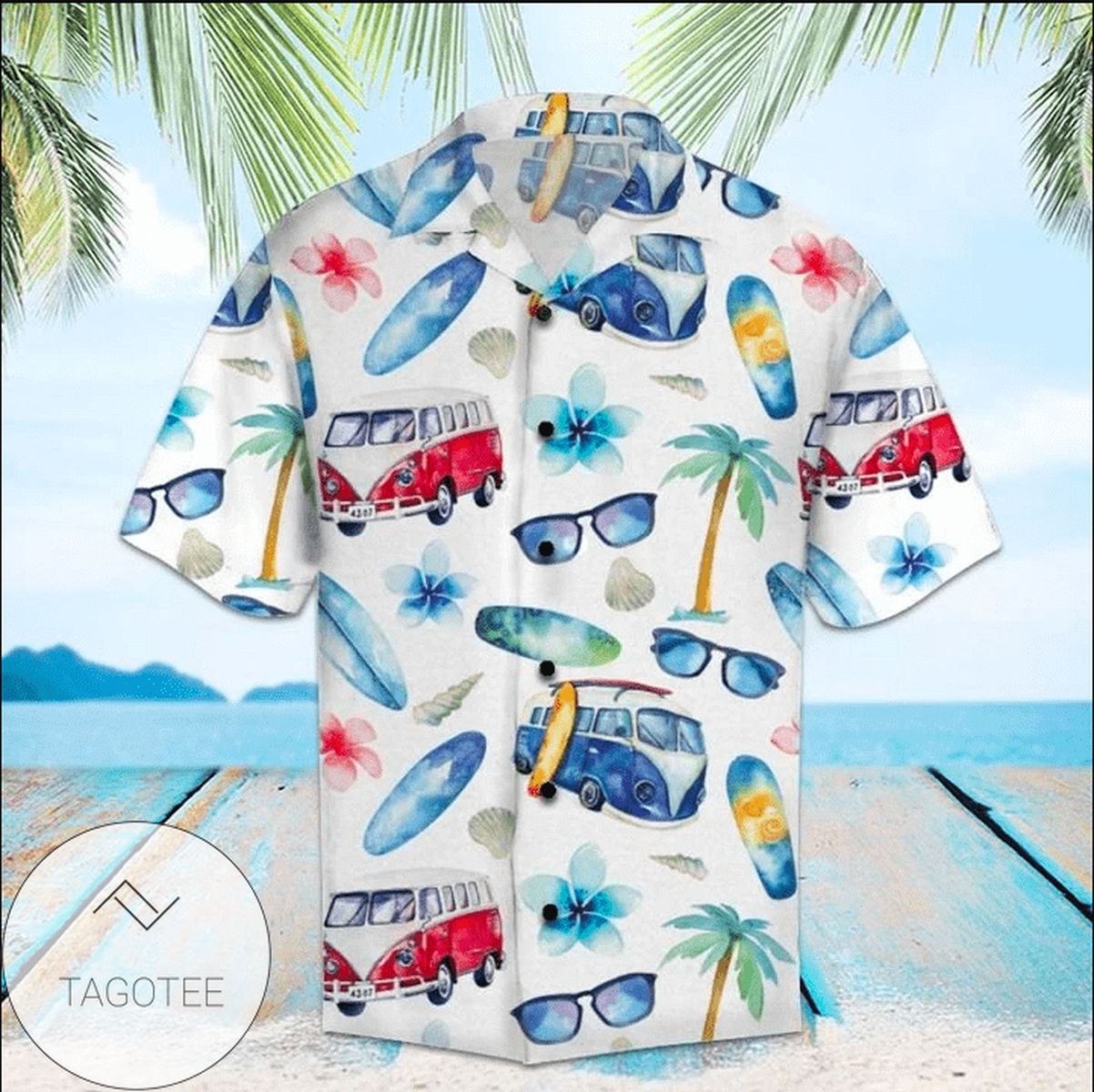 Shop Hippie Summer Pattern Music Love 2022 Authentic Hawaiian Shirts H